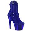 Pleaser - ADORE1029CHRS Plattformstiefel, Poledance Schuhe - Blau Product image